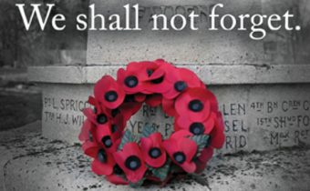 We Shall Not Forget – Remembrance Day Parade – Sunday November 6, 2016